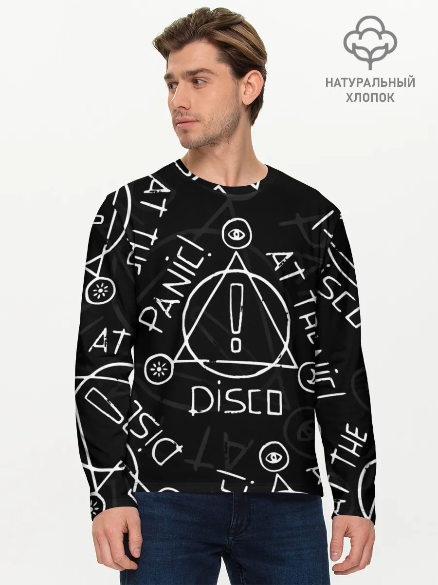 Мужской лонгслив базовый / Panic! At the Disco - Pray For The Wicked