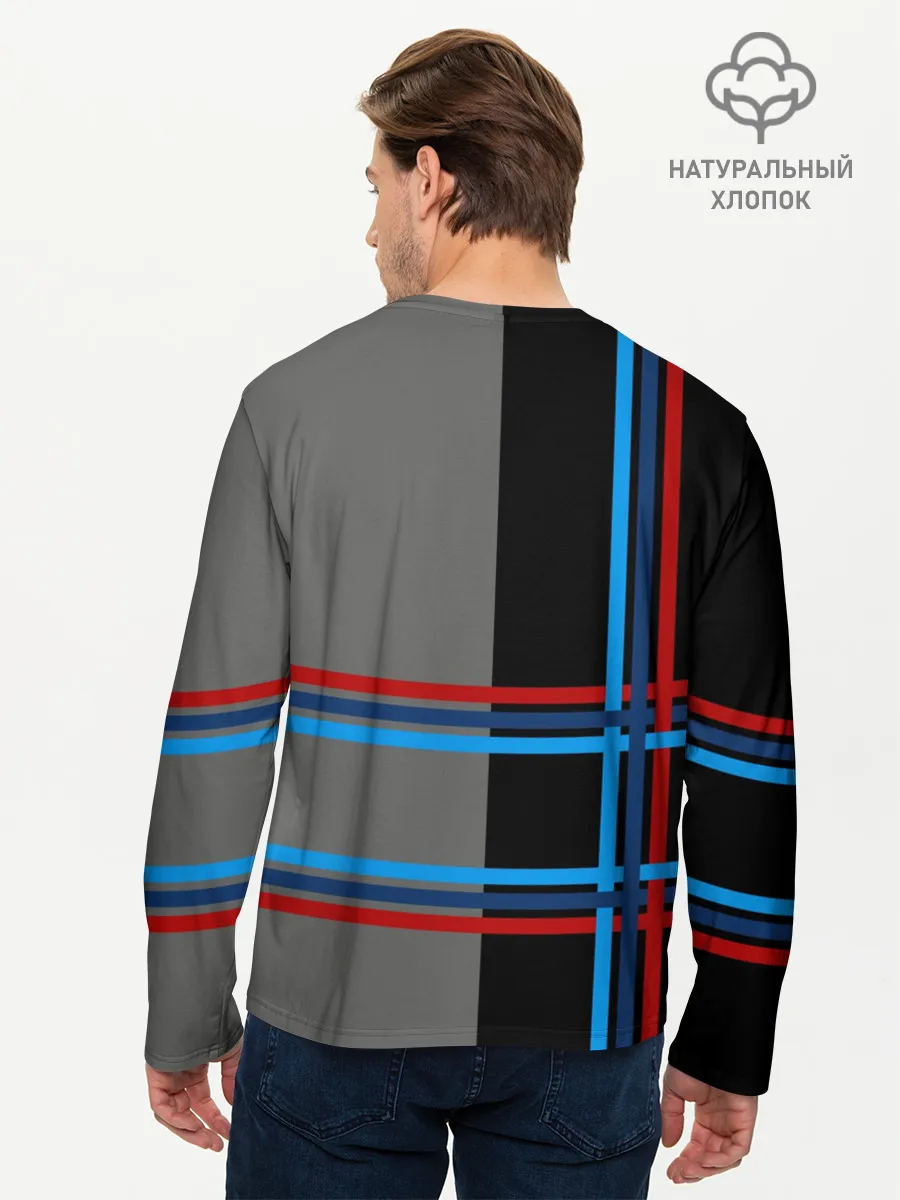 Мужской лонгслив базовый / Автомобиль BMW | БМВ