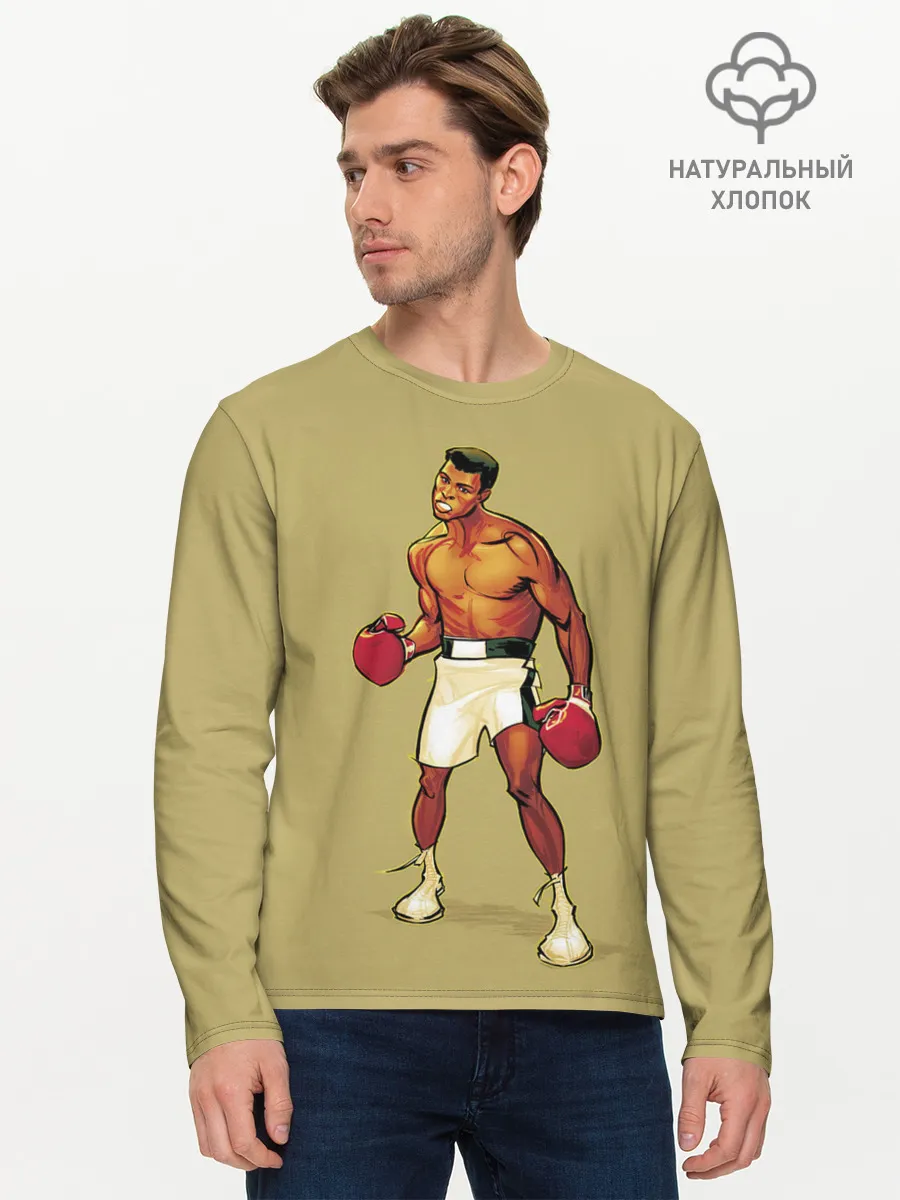 Мужской лонгслив базовый / Ali Art