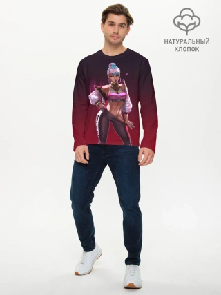 Мужской лонгслив базовый / League of Legends Qiyana