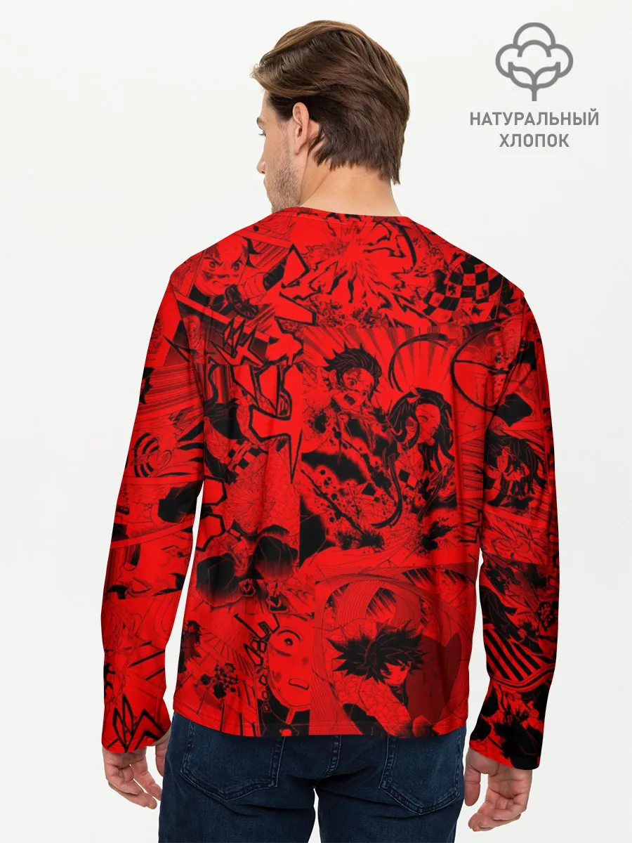 Мужской лонгслив базовый / Иноске, Клинок, рассекающий демонов