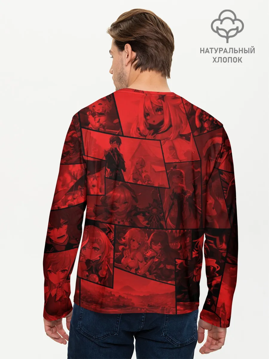 Мужской лонгслив базовый / Венти | Genshin Impact