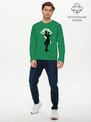 Мужской лонгслив базовый / Kakyoin. Jo Jo