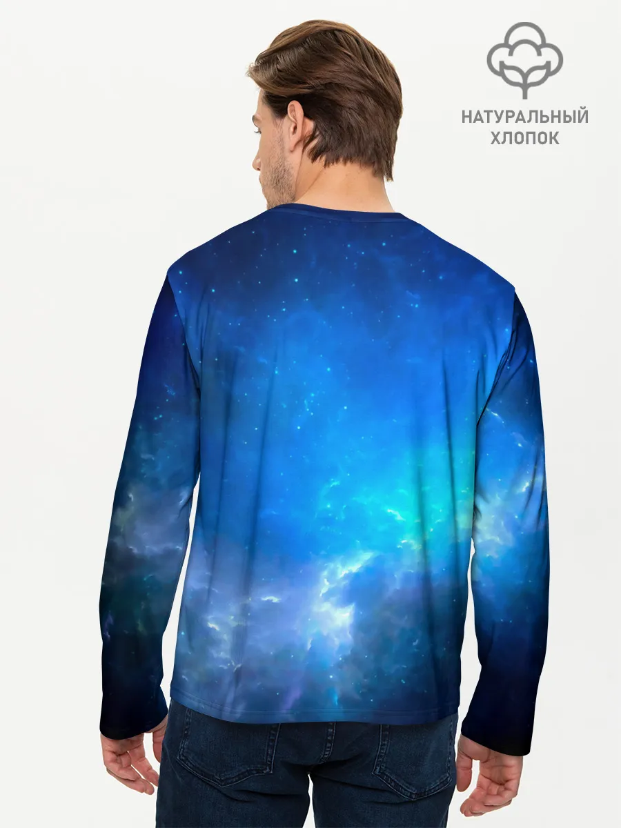 Мужской лонгслив базовый / 30 Seconds to Mars космос