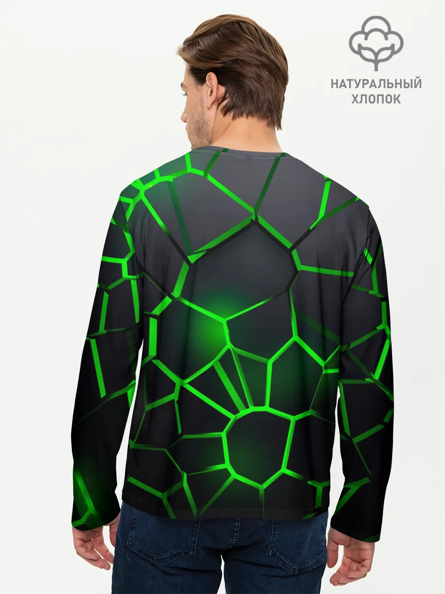Мужской лонгслив базовый / Skoda 3D плиты с подсветкой