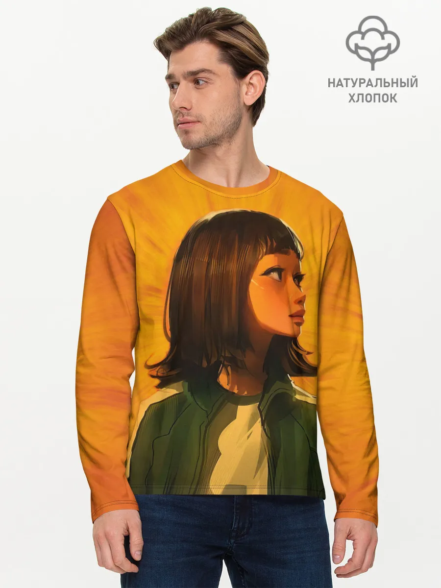 Мужской лонгслив базовый / 240 | Чи Ён