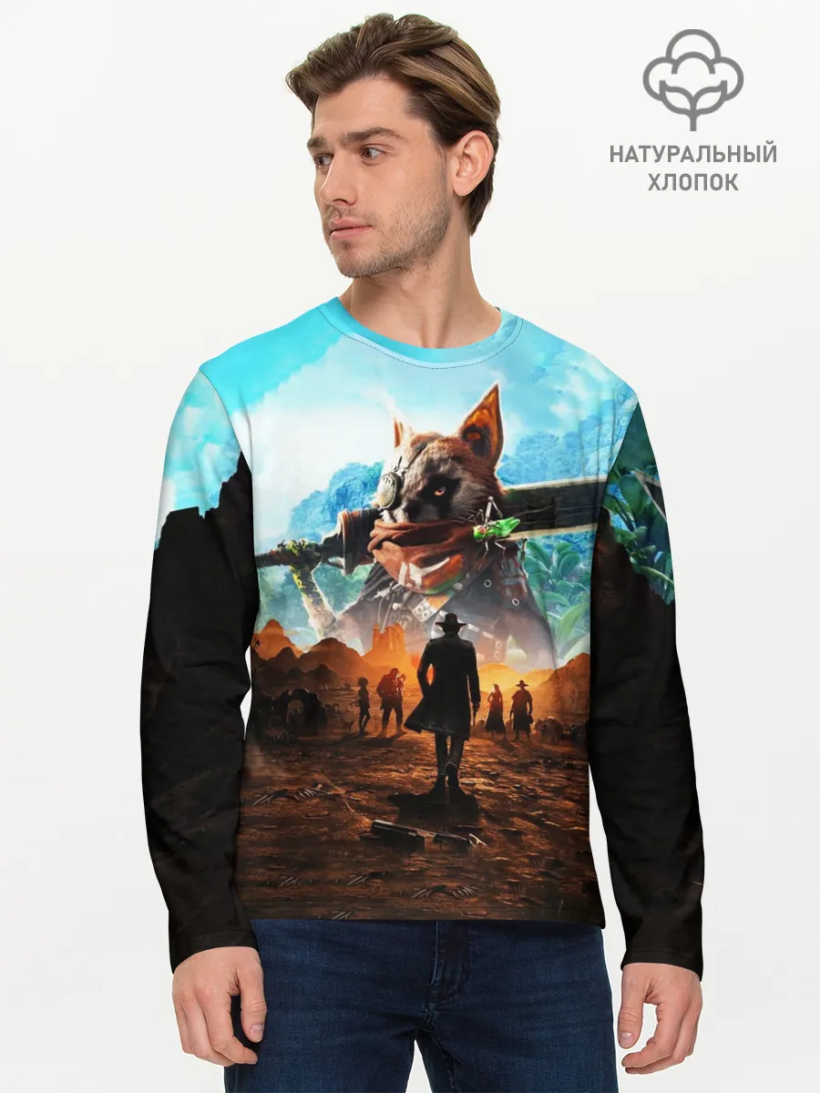 Мужской лонгслив базовый / Biomutant | Биомутант