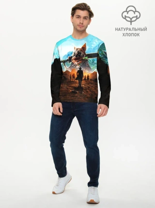 Мужской лонгслив базовый / Biomutant | Биомутант