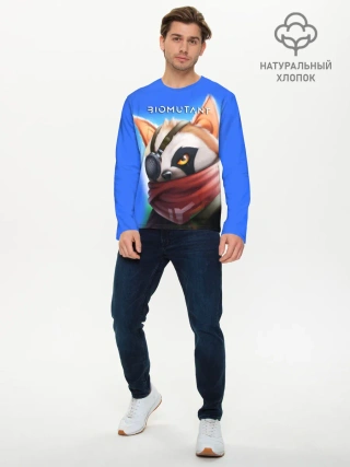 Мужской лонгслив базовый / Biomutant | Биомутант рисунок