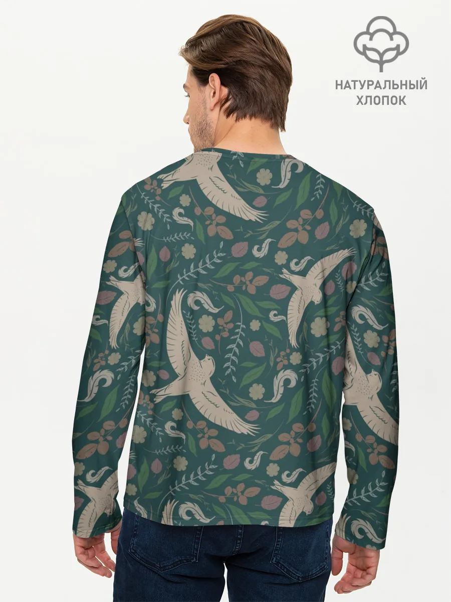 Мужской лонгслив базовый / Ласточкина политра