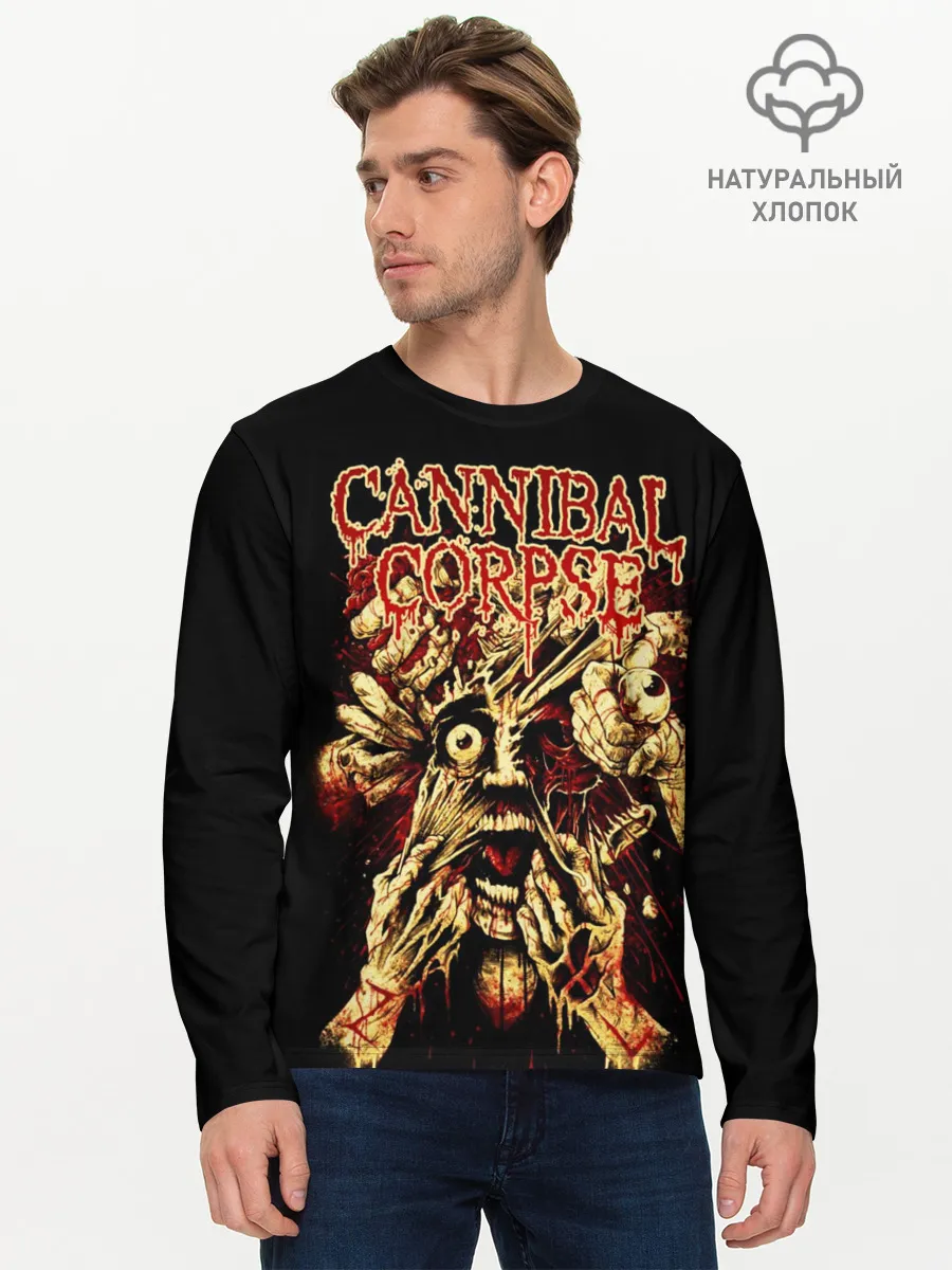 Мужской лонгслив базовый / Cannibal Corpse: Evisceration Plague