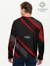 Мужской лонгслив базовый / Ауди - Геометрия