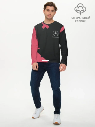 Мужской лонгслив базовый / Мерседес / Mersedes