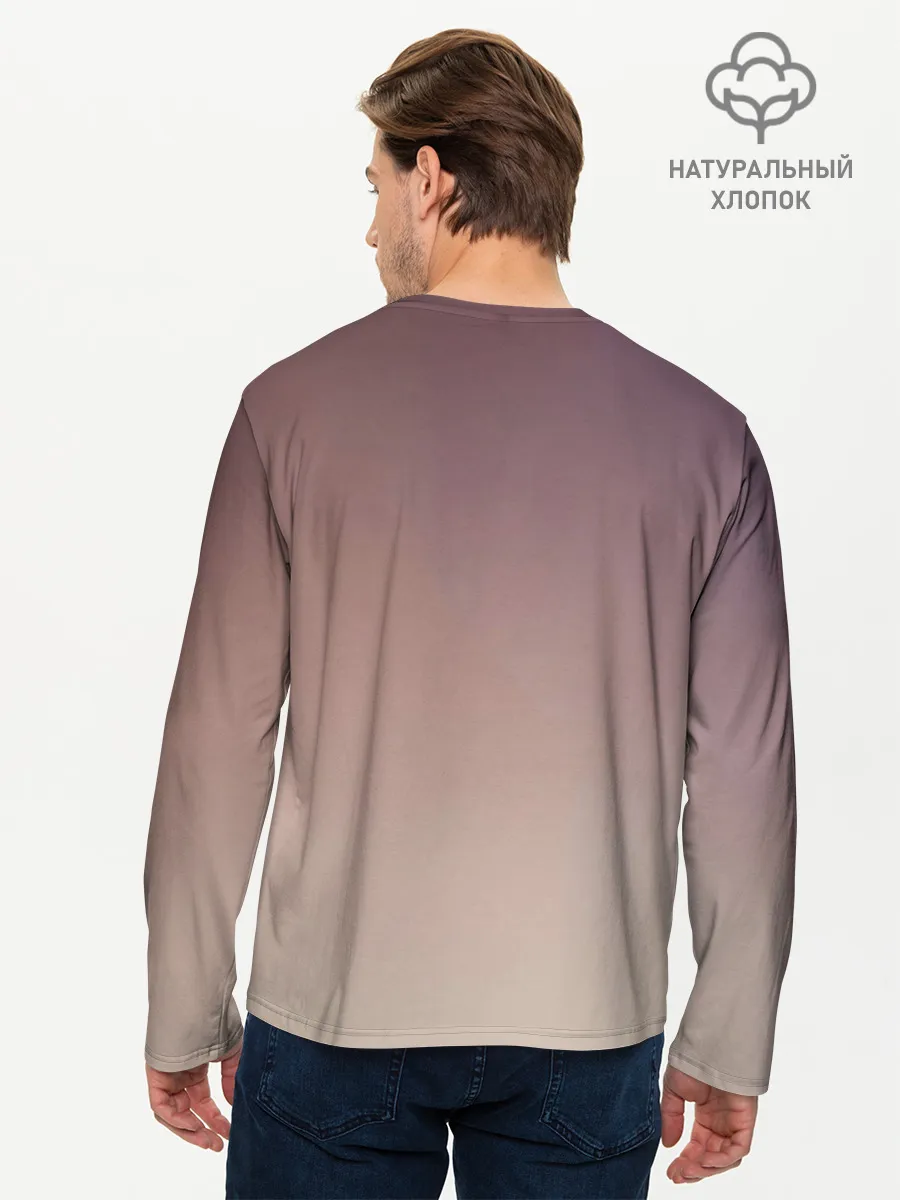 Мужской лонгслив базовый / Потёкший Тревис