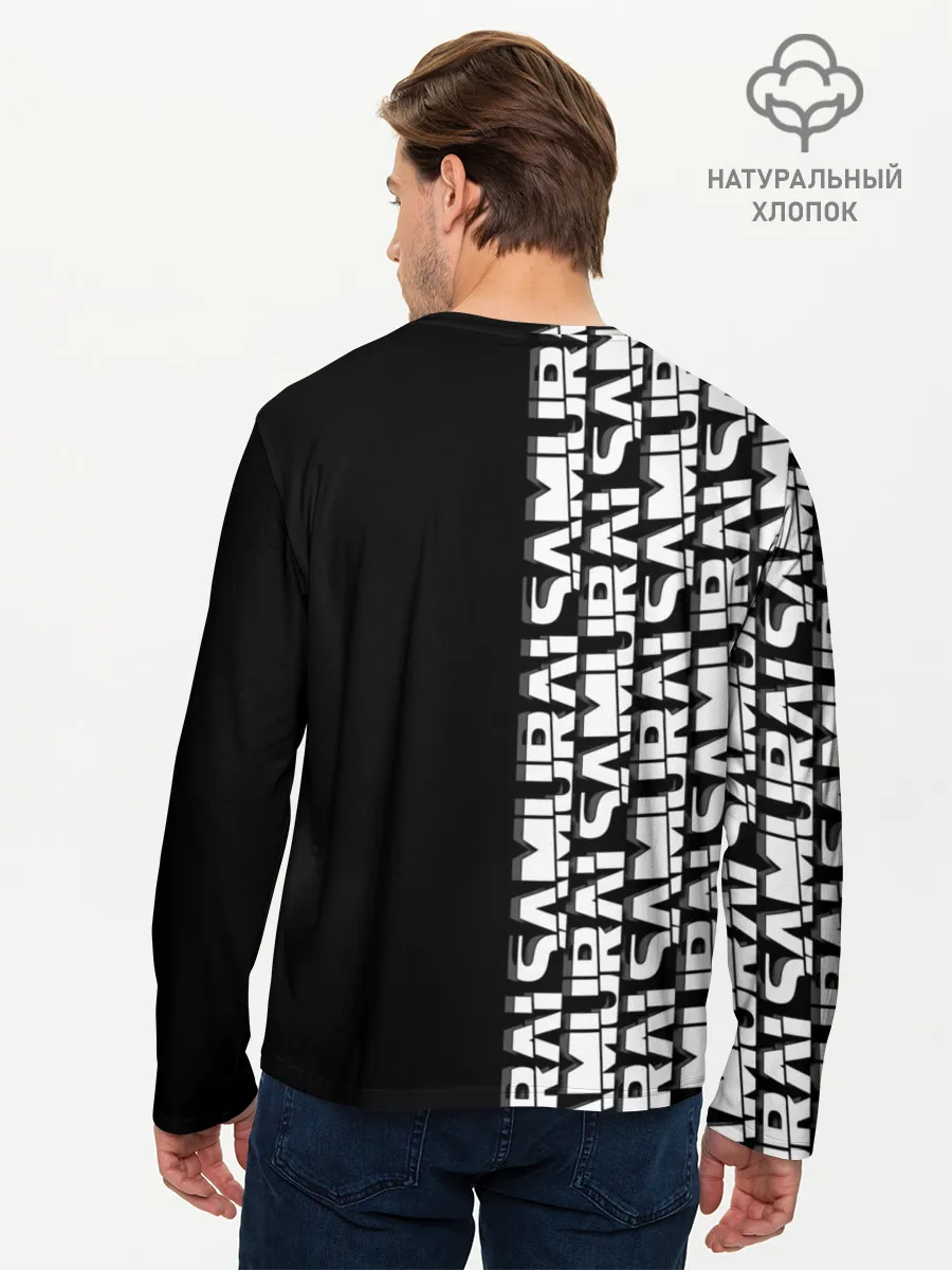 Мужской лонгслив базовый / SAMURAI | CYBERPUNK 2077 | КИБЕРПАНК