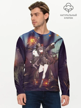 Мужской лонгслив базовый / Ху Тао