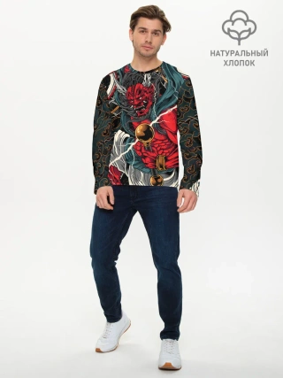 Мужской лонгслив базовый / БОГ ГРОМА РАЙДЗИН