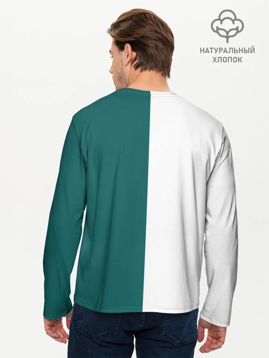 Мужской лонгслив базовый / ИГРА В КАЛЬМАРА | РУС ЛОГО