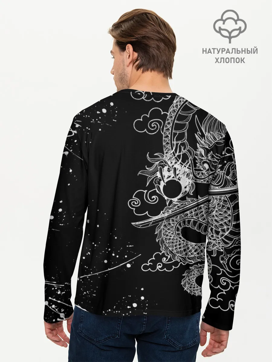 Мужской лонгслив базовый / ТОКИЙСКИЕ МСТИТЕЛИ / TOKYO REVENGERS ДРАКОН