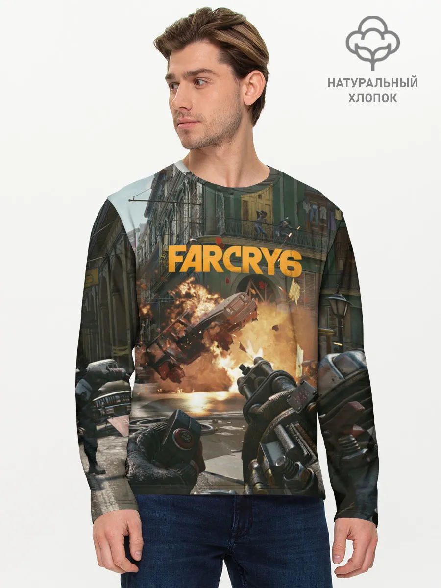 Мужской лонгслив базовый / Far Cry 6 gameplay art