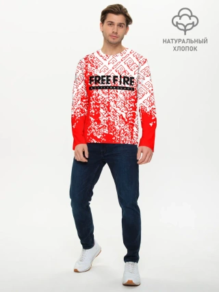 Мужской лонгслив базовый / День Booyah | Garena Free Fire.