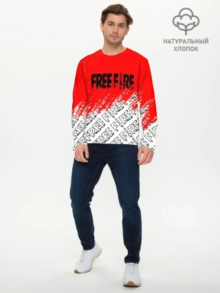 Мужской лонгслив базовый / фри фаер | День Booyah,