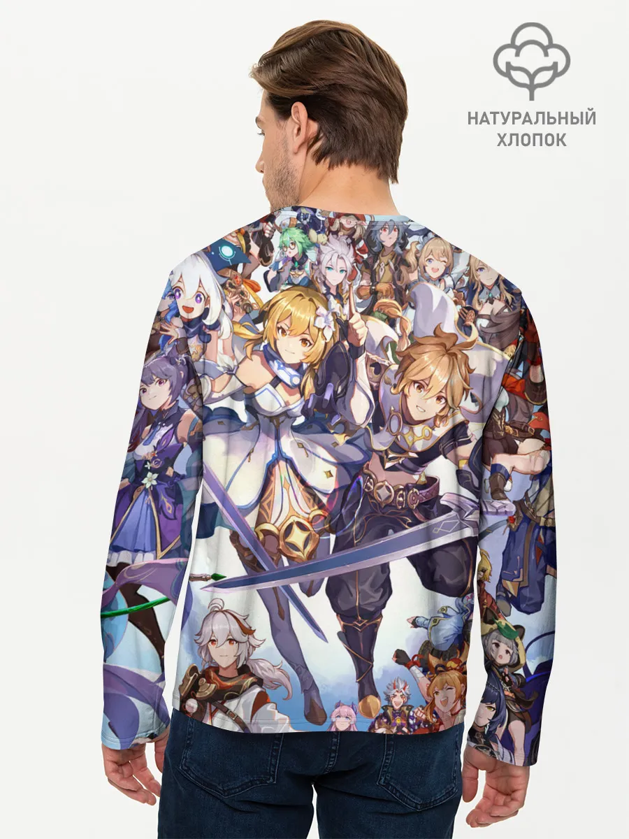 Мужской лонгслив базовый / GENSHIN IMPACT ПЕРСОНАЖИ