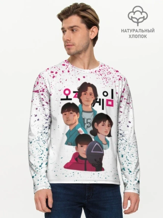 Мужской лонгслив базовый / 067 | 218 | 456 | Коп