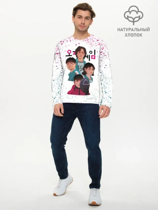 Мужской лонгслив базовый / 067 | 218 | 456 | Коп