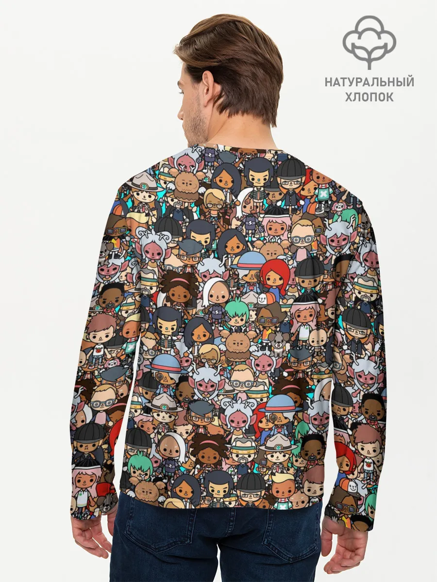 Мужской лонгслив базовый / Toca Boca game | Тока бока