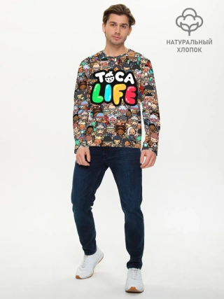 Мужской лонгслив базовый / Toca Boca game | Тока бока