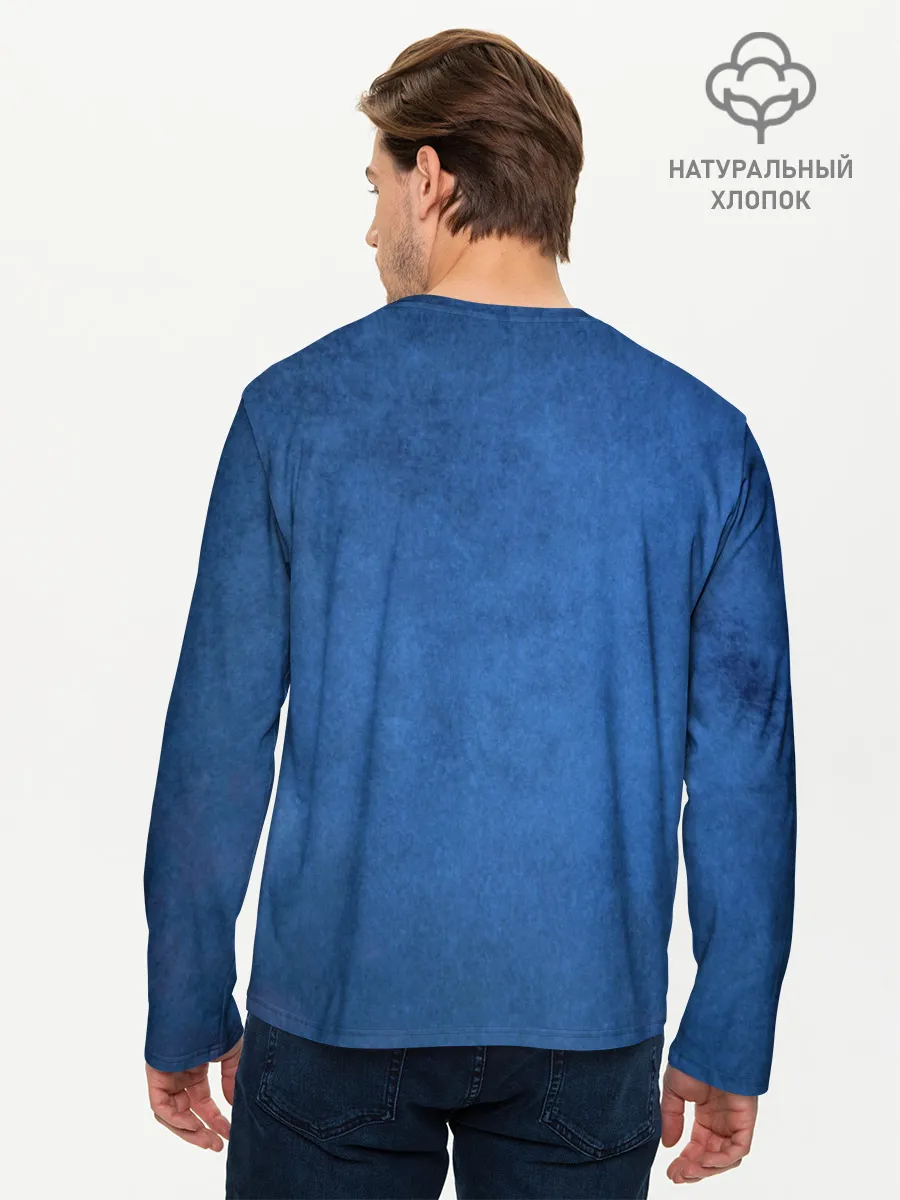 Мужской лонгслив базовый / Логотип Mini.