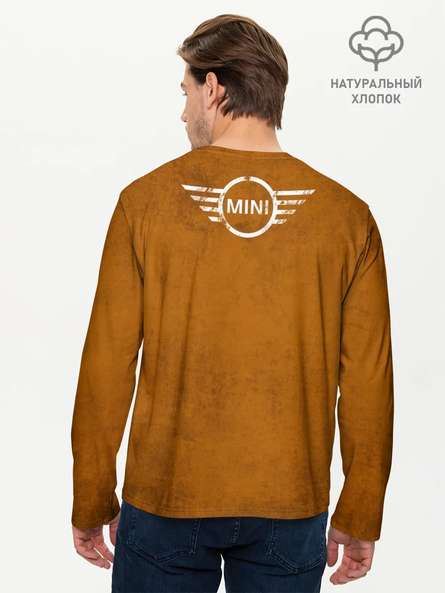 Мужской лонгслив базовый / Следы Mini