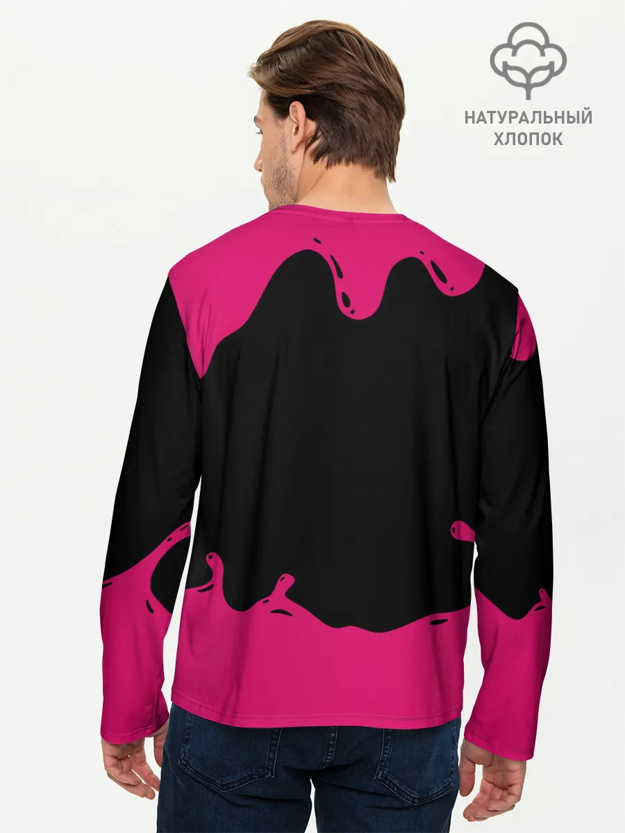 Мужской лонгслив базовый / Игра в кальмара стража под прикрытием.