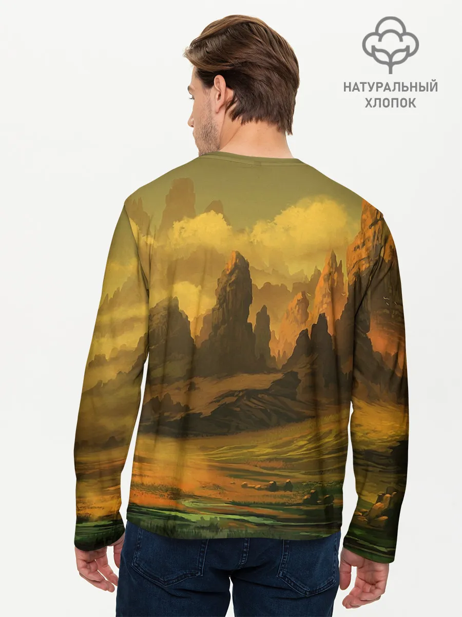 Мужской лонгслив базовый / Zhong Li