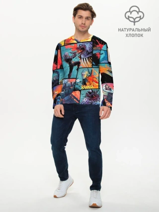 Мужской лонгслив базовый / Ведьмак / The Witcher