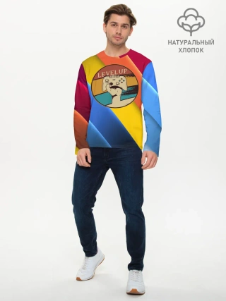 Мужской лонгслив базовый / Джойстик | Level Up