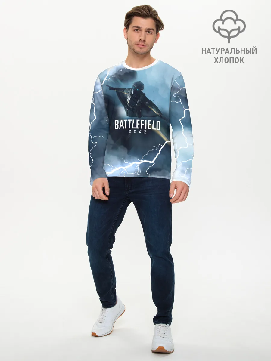 Мужской лонгслив базовый / WINGSUIT | BATTLEFIELD 2042