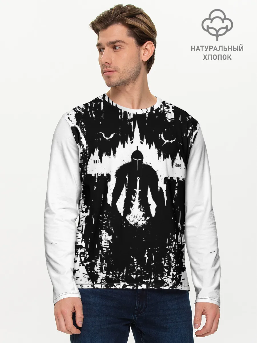 Мужской лонгслив базовый / ТЁМНЫЕ ДУШИ | DARK SOULS