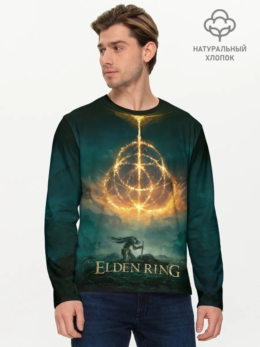 Мужской лонгслив базовый / Elden Ring Game Art