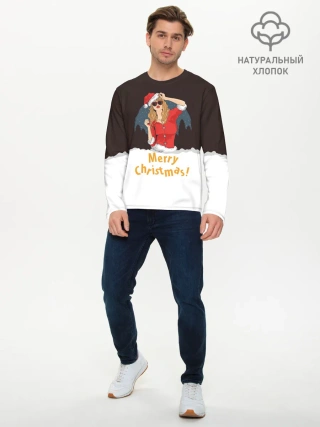 Мужской лонгслив базовый / Снегурка