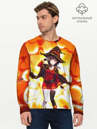 Мужской лонгслив базовый / MeguminKonoSuba