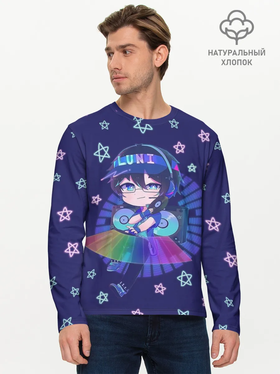 Мужской лонгслив базовый / Dj Luni