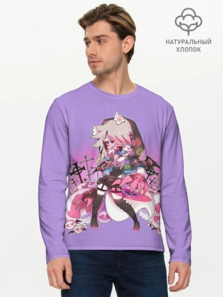 Мужской лонгслив базовый / Gacha Club DJ Cry