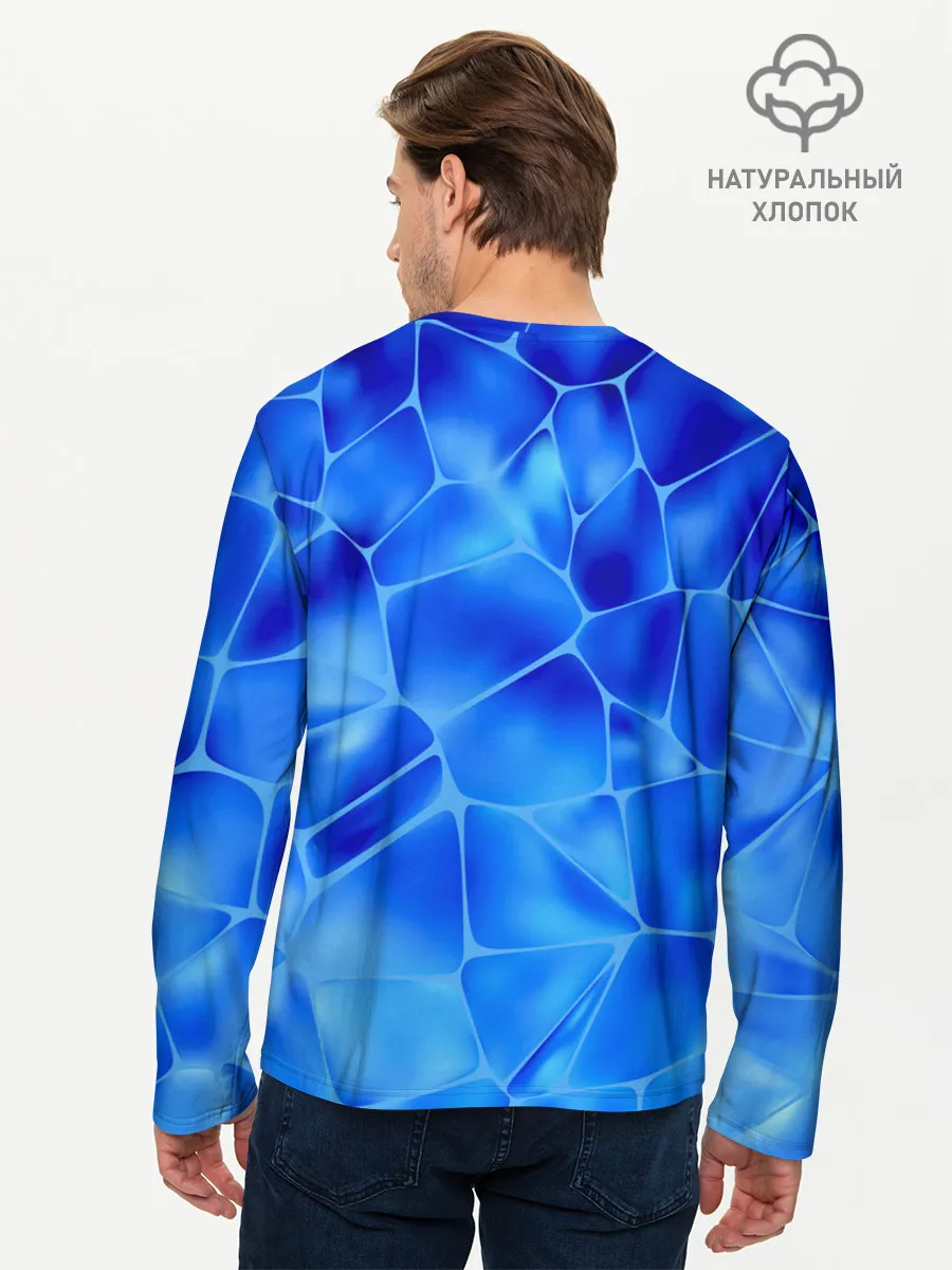 Мужской лонгслив базовый / Ice Under Water
