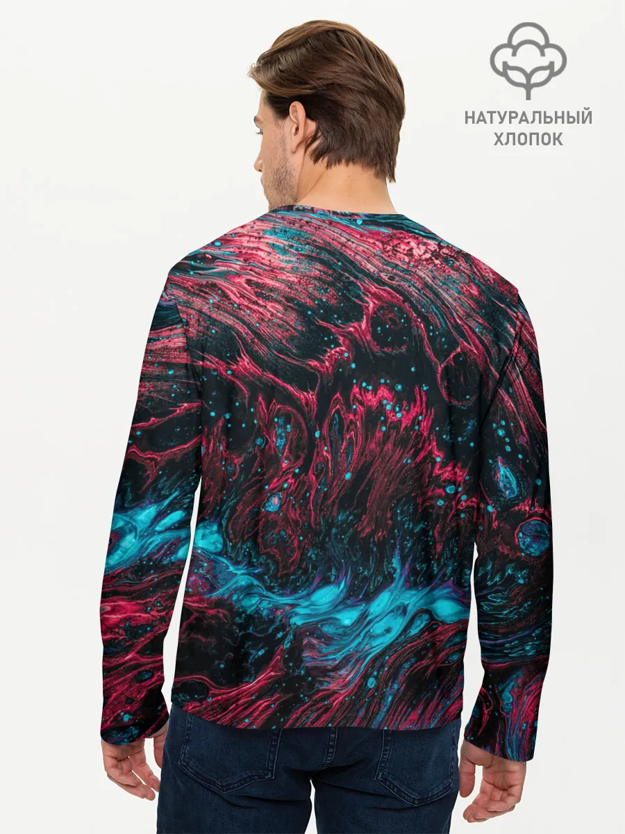 Мужской лонгслив базовый / Смешение