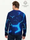 Мужской лонгслив базовый / 3D ПЛИТЫ | NEON STEEL | НЕОНОВЫЕ ПЛИТЫ