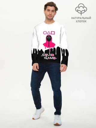 Мужской лонгслив базовый / Игра в кальмара