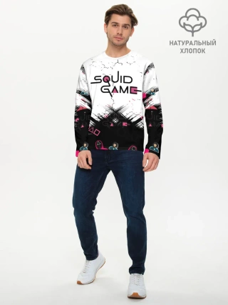 Мужской лонгслив базовый / SQUID GAME | ИГРА В КАЛЬМАРА,