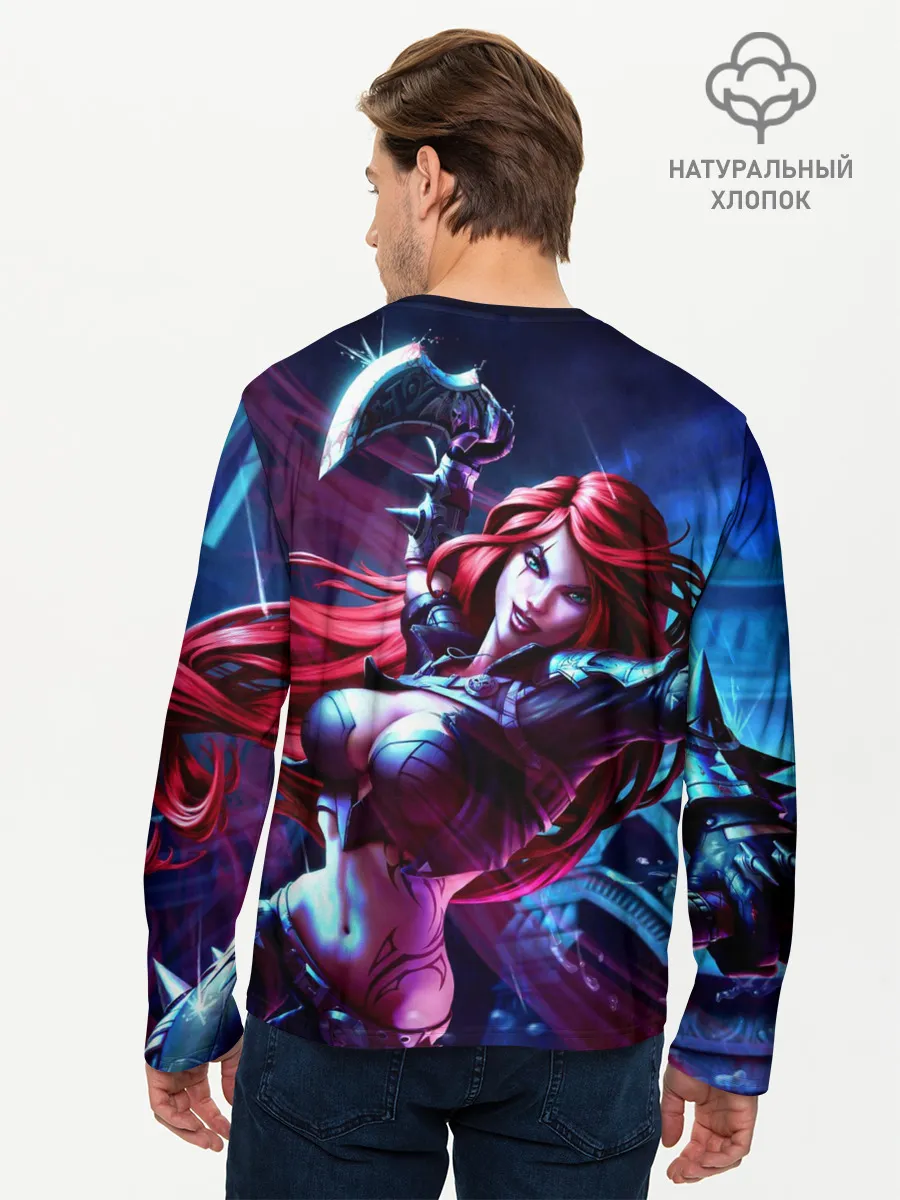 Мужской лонгслив базовый / Катарина League of legends